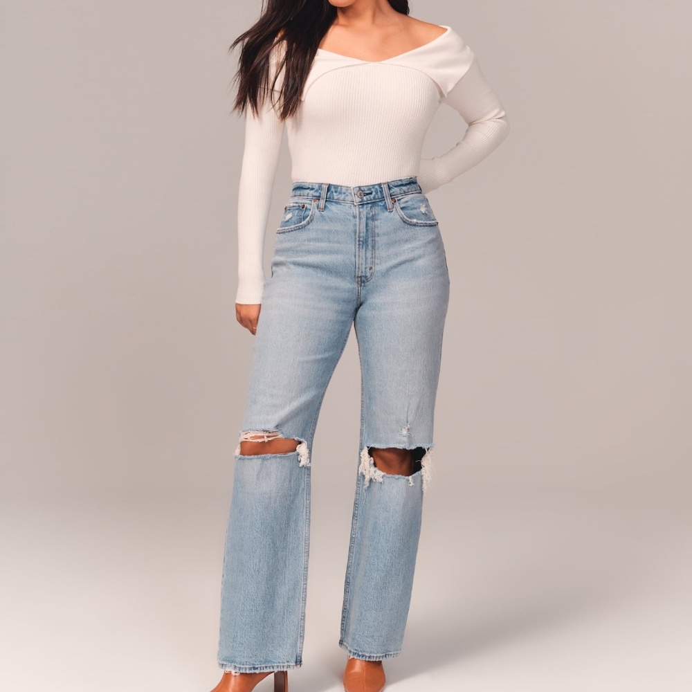 Curve Love 90s Ultra High Rise Relaxed Jeans